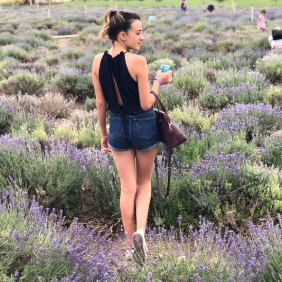 Tie-Back Crop Top - Picture 2 of 3